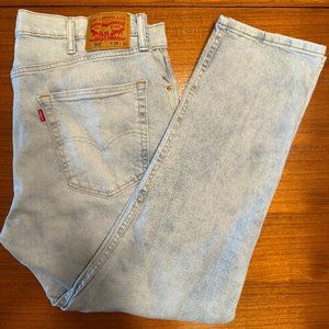 Levis 502 Mens Jeans 38x30 Acid Wash Stretch Taper 90s Y2K Style EUC